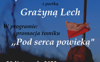 Zapraszamy na spotkanie autorskie z Panią Grażyną Lech